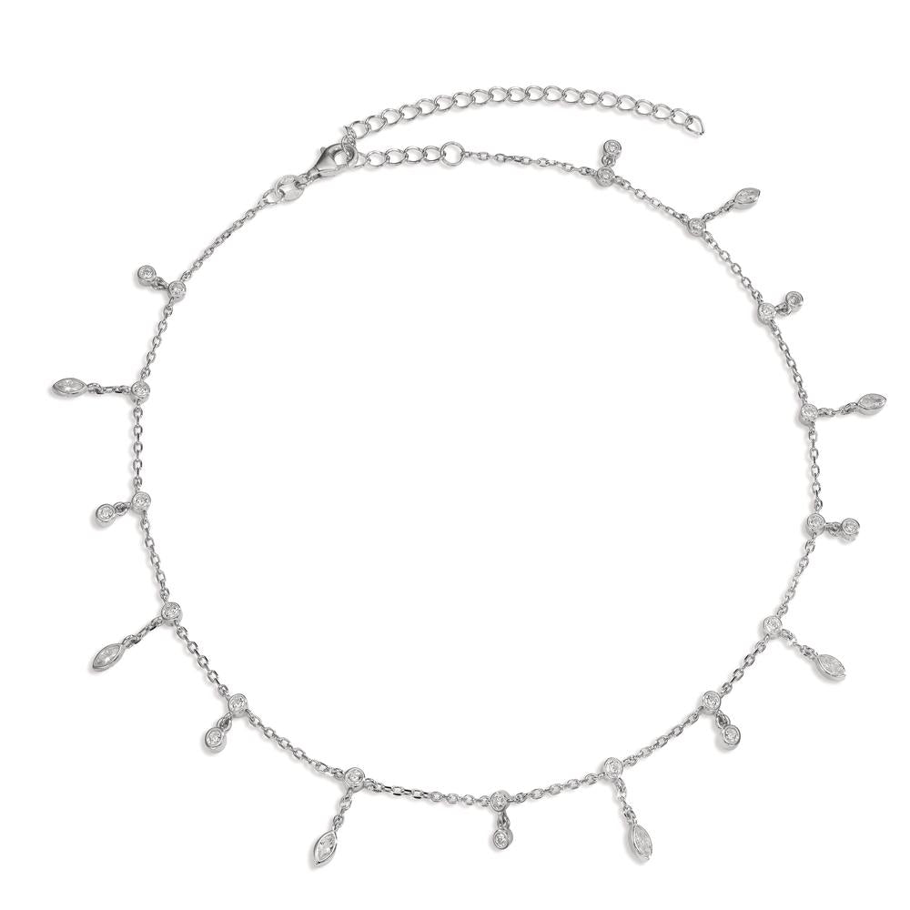 Choker-Collier Silber rhodiniert 31-39 cm verstellbar