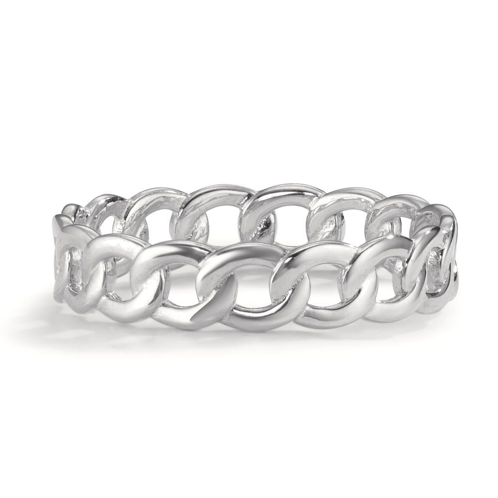 Fingerring Silber rhodiniert