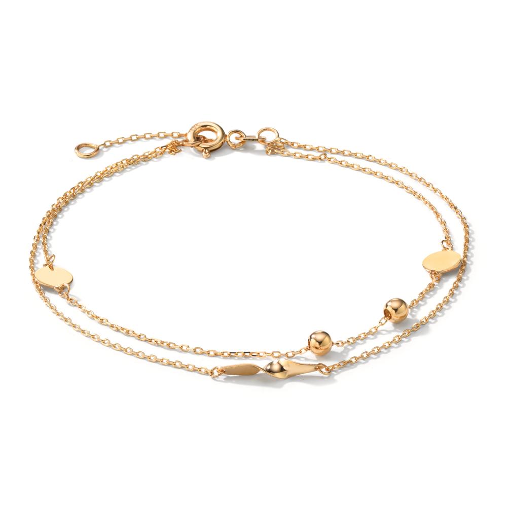 Armband 585/14 K Gelbgold 16-18 cm verstellbar