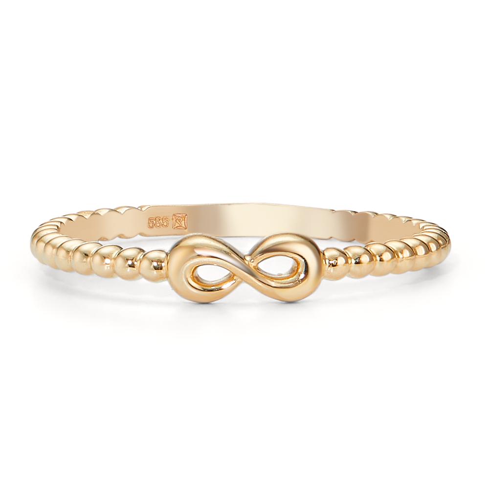 Fingerring 585/14 K Gelbgold Infinity