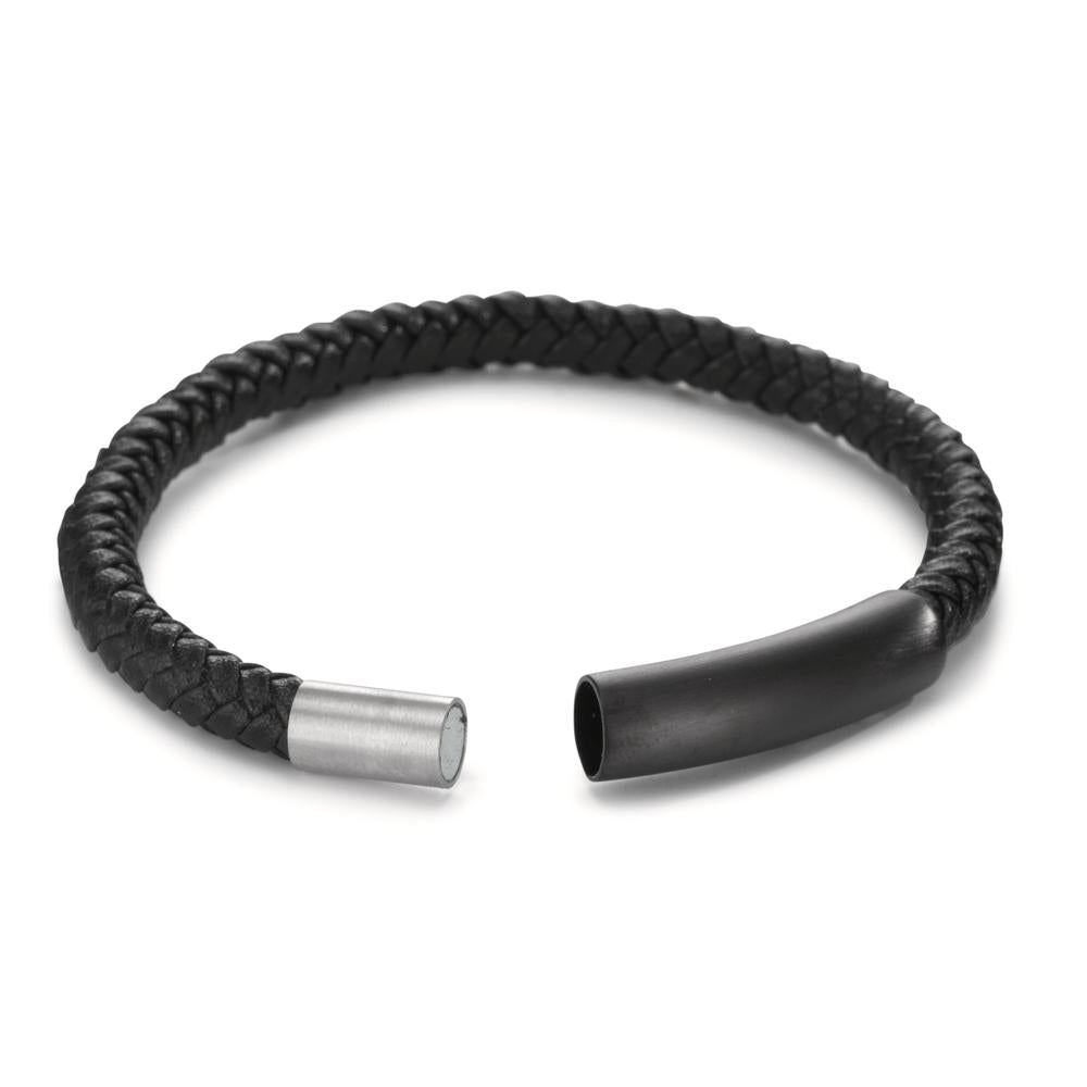 Armband Edelstahl schwarz IP beschichtet Ø6.5 mm