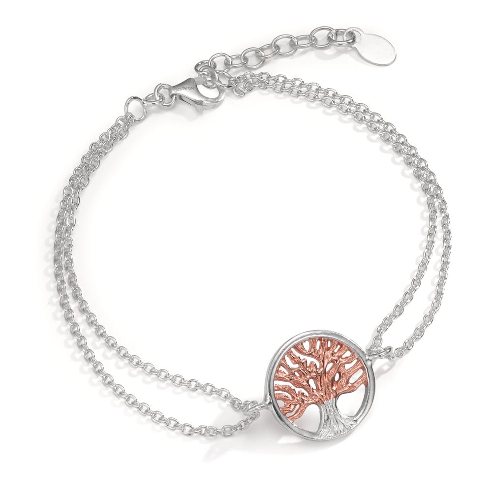 Armband Silber rosé bicolor verstellbar