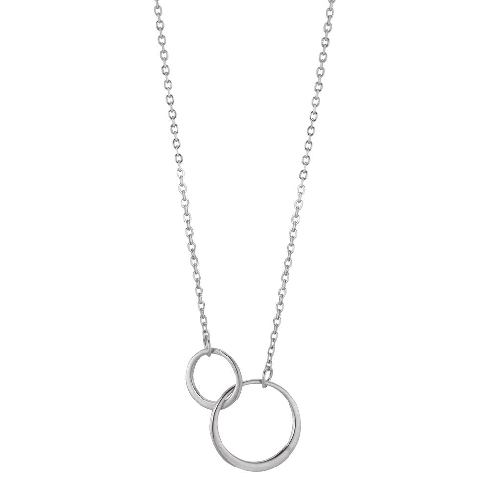 Collier Silber rhodiniert 40-45 cm verstellbar