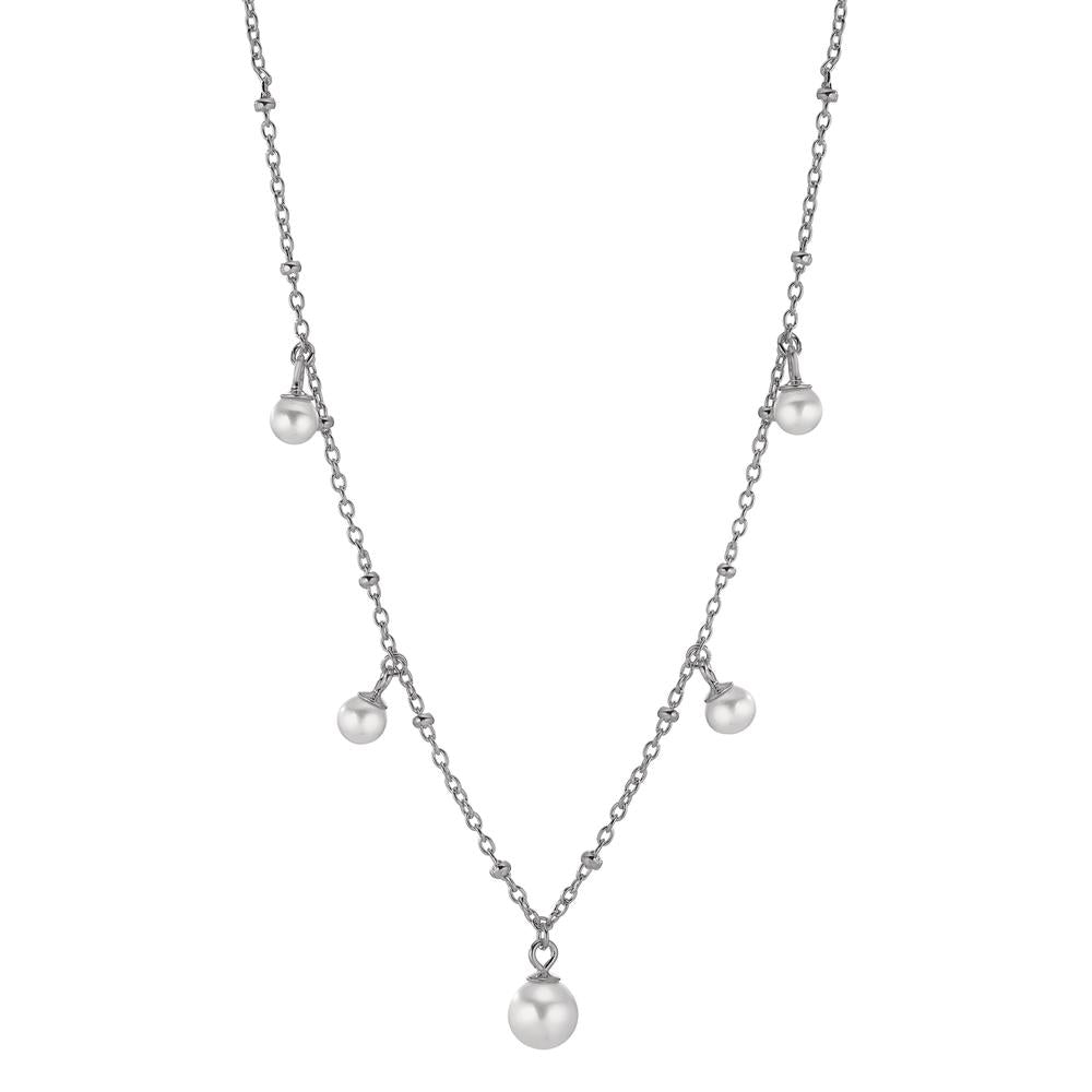 Collier Silber rhodiniert shining Pearls verstellbar