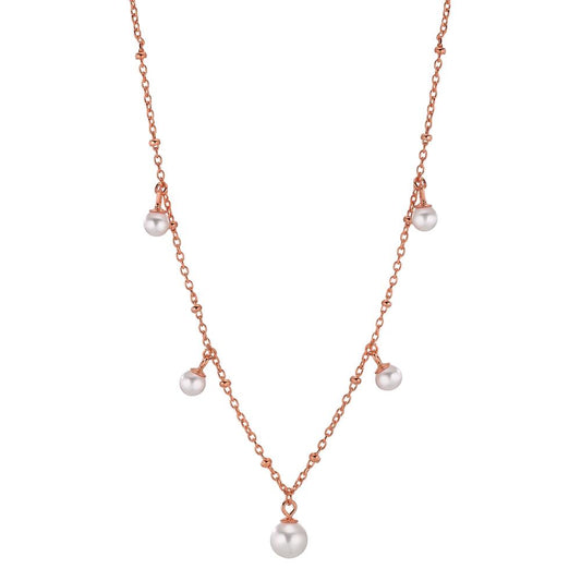 Collier Silber rosé vergoldet shining Pearls verstellbar