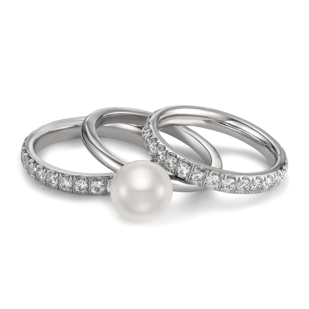 Ringset 3-teilig mit Zirkonia