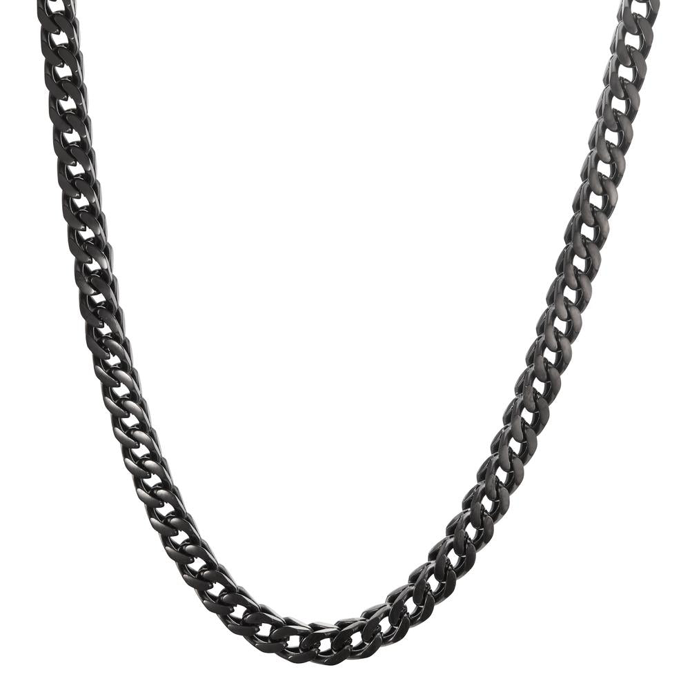 Collier Edelstahl schwarz IP beschichtet 50 cm