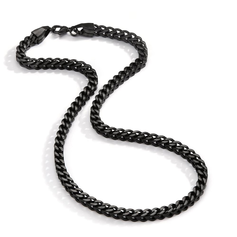 Collier Edelstahl schwarz IP beschichtet 50 cm