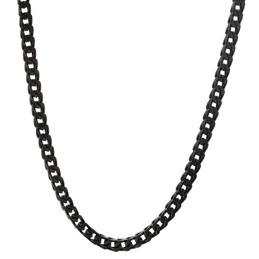 Collier Edelstahl schwarz IP beschichtet 50 cm