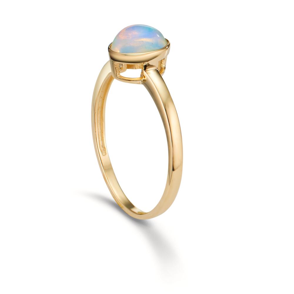 Fingerring 375/9 K Gelbgold Opal