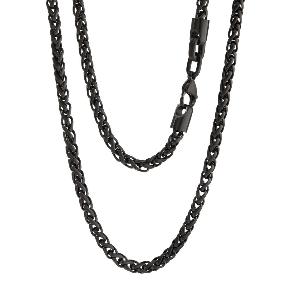 Collier Edelstahl schwarz IP beschichtet 60 cm Ø4.5 mm