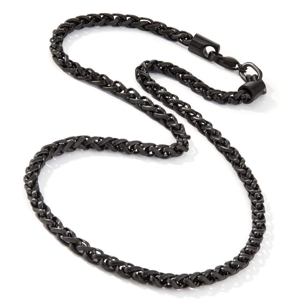 Collier Edelstahl schwarz IP beschichtet 60 cm Ø4.5 mm