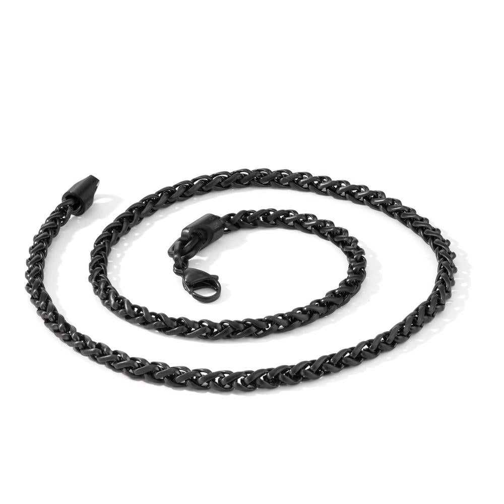 Collier Edelstahl schwarz IP beschichtet 60 cm Ø4.5 mm