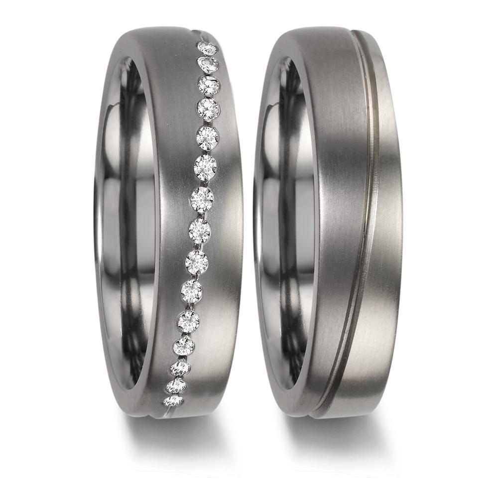 Partnerring 999 Tantal, 950 Platin