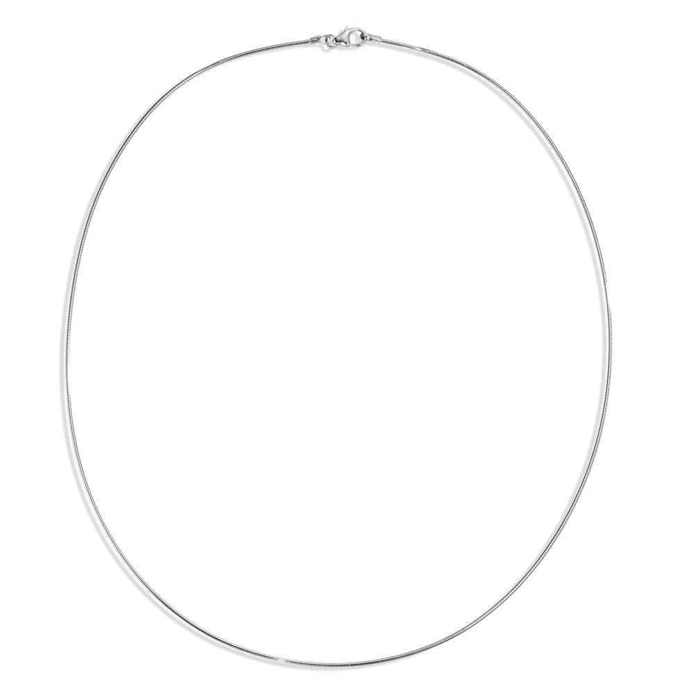 Collier Silber rhodiniert 45 cm