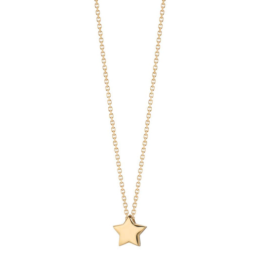 Collier 585/14 K Gelbgold Stern verstellbar