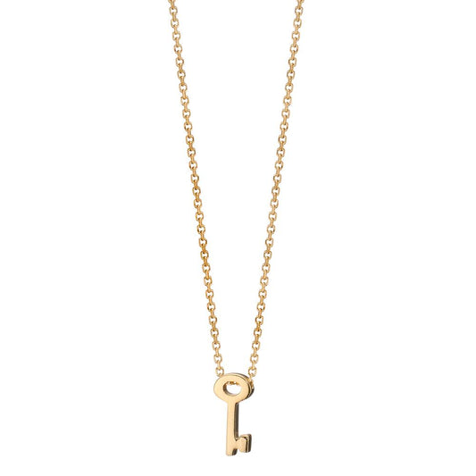 Collier 585/14 K Gelbgold Schlüssel verstellbar