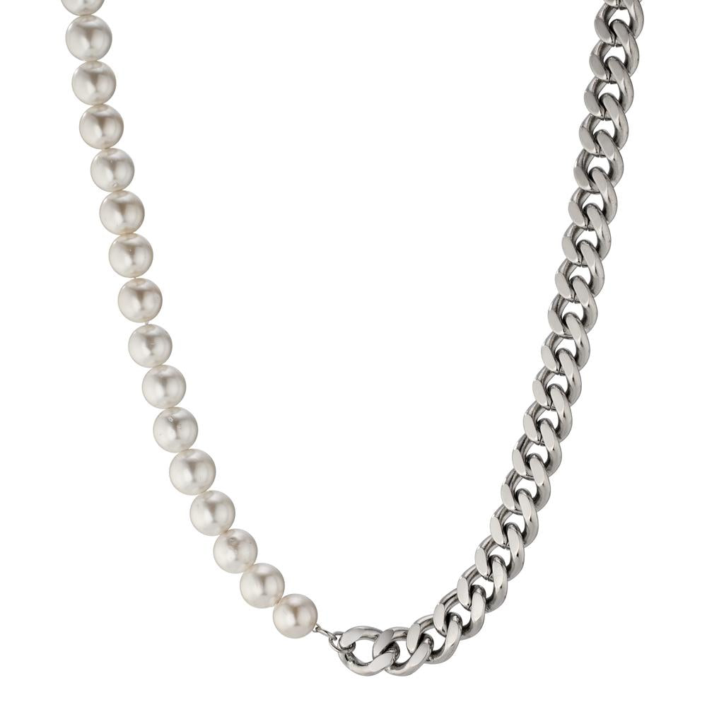 Collier Edelstahl shining Pearls 50 cm