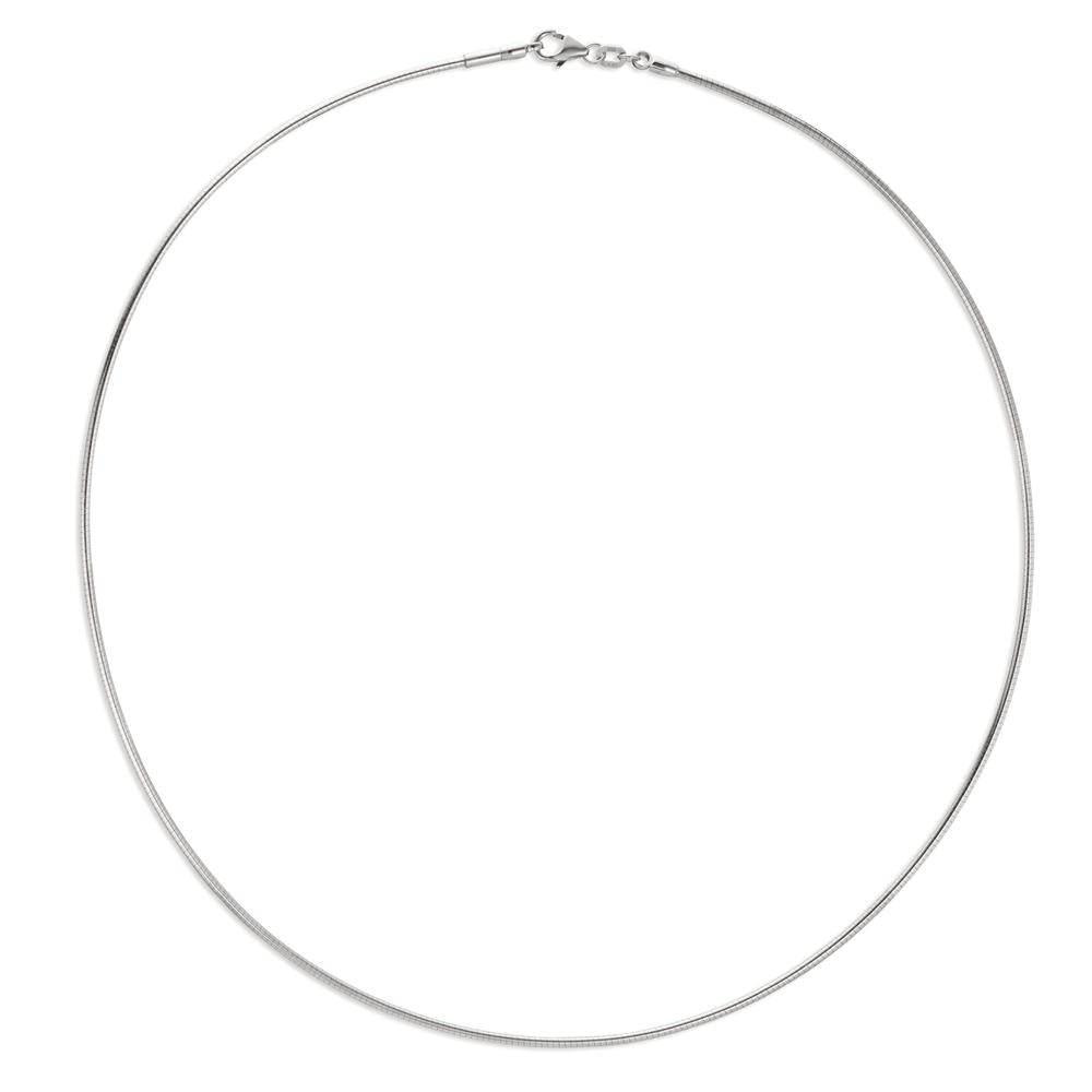 Collier Silber rhodiniert 45 cm Ø1.5 mm