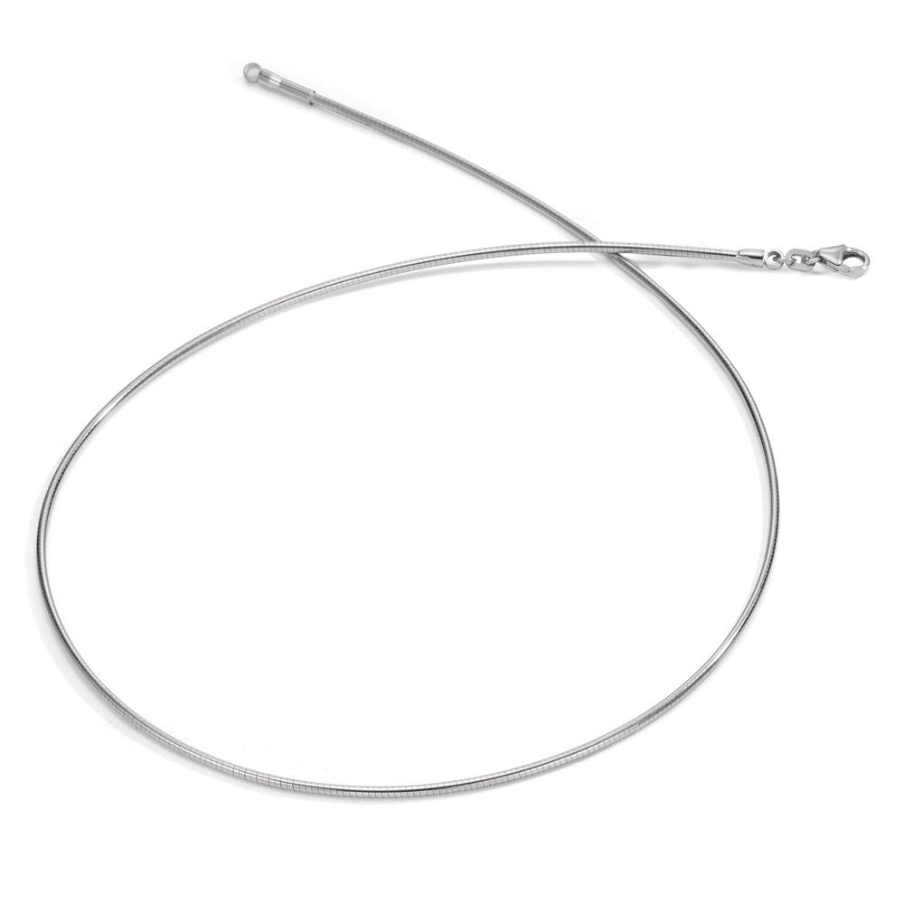 Collier Silber rhodiniert 45 cm Ø1.5 mm