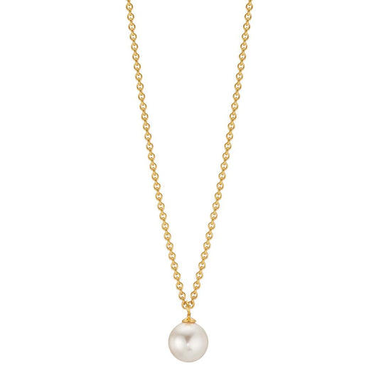 Collier Silber gelb vergoldet shining Pearls