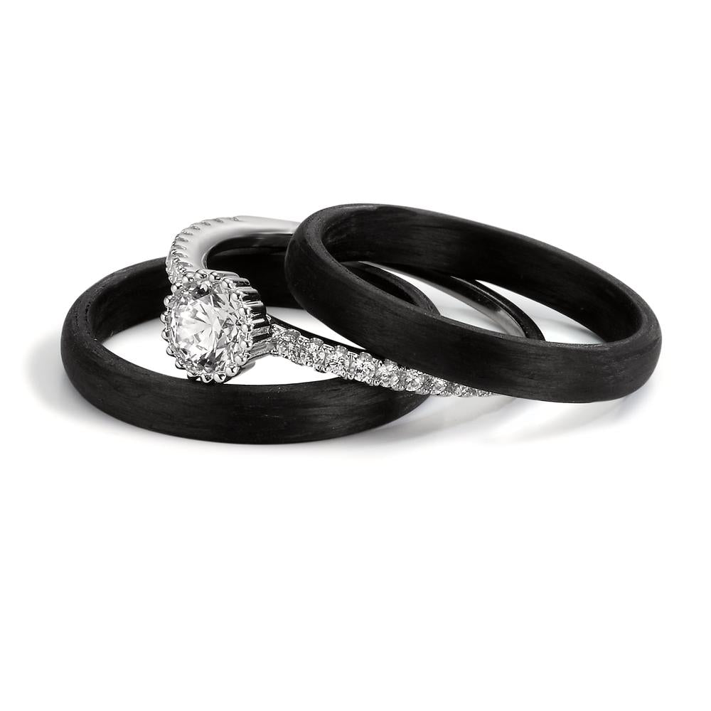 Ringset 3-teilig mit Zirkonia