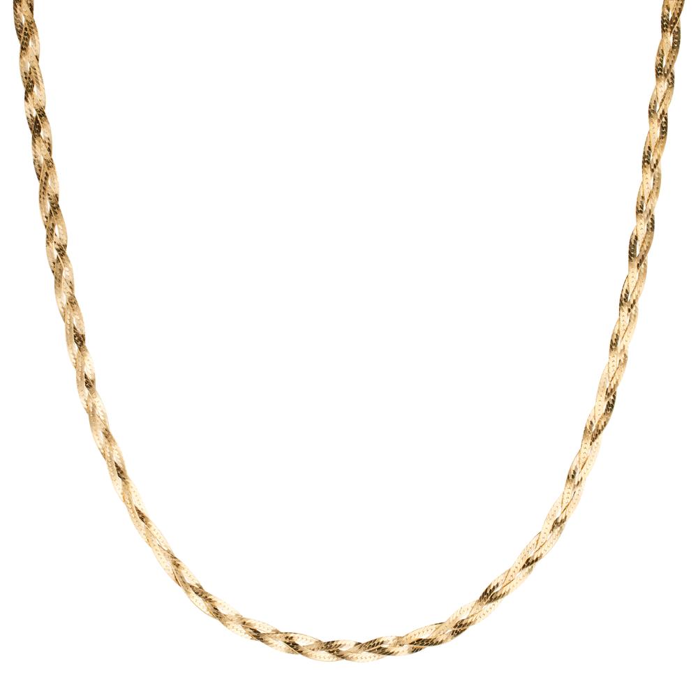 Collier Bronze gelb vergoldet 45 cm