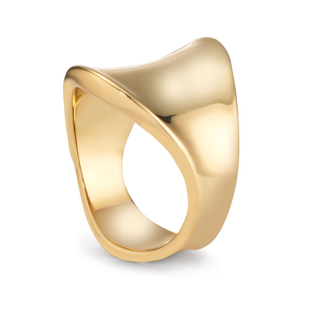 Fingerring Bronze vergoldet 3 Micron