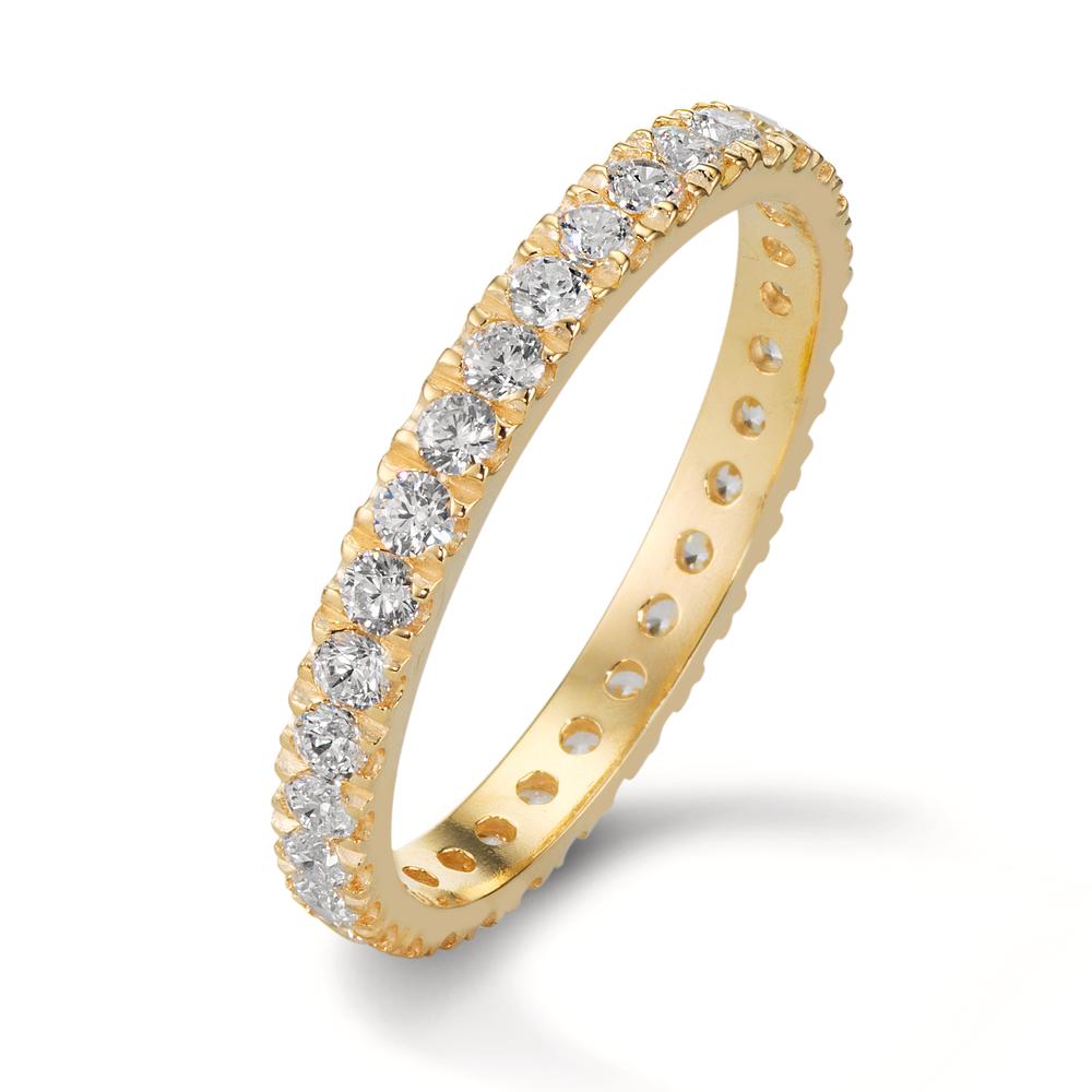 Memory Ring 375/9 K Gelbgold Zirkonia