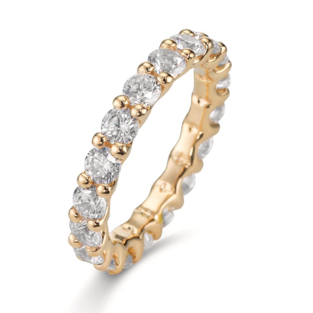 Memory Ring 375/9 K Gelbgold Zirkonia