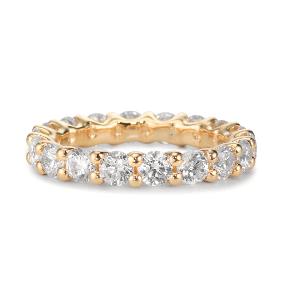 Memory Ring 375/9 K Gelbgold Zirkonia